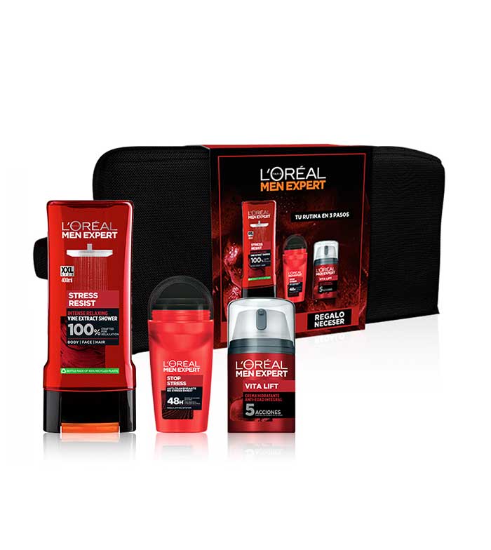 LOREAL MEN VITALIFT 5 NECESER+CR+GEL+DEO 1
