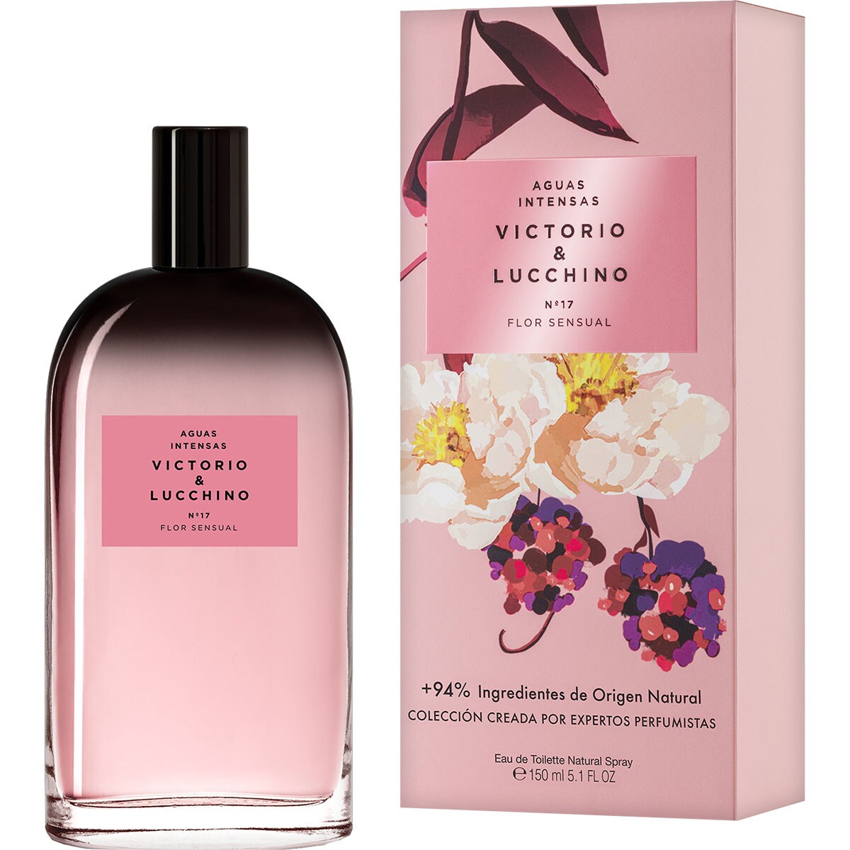 V&L AGUAS Nº 17 FLOR SENSUAL 150 ML. 1