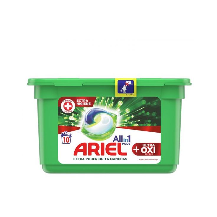 ARIEL PODS QUITAMANCHAS 4 EN 1 10 UDS 1