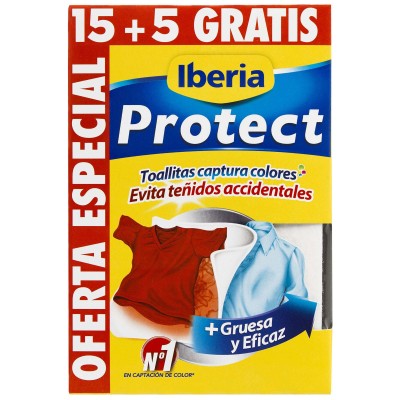 IBERIA PROTECT TOALLITAS CAPTURA COLORES 20 UDS 1