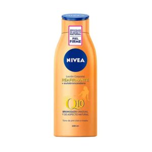 NIVEA Q10 BODY MILK REAFIRMANTE+AUTOBRONCEADORA 400ML.