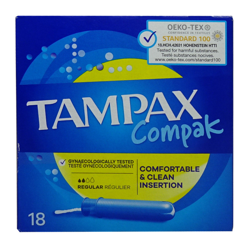 TAMPAX COMPAK REGULAR 18 UDS 1