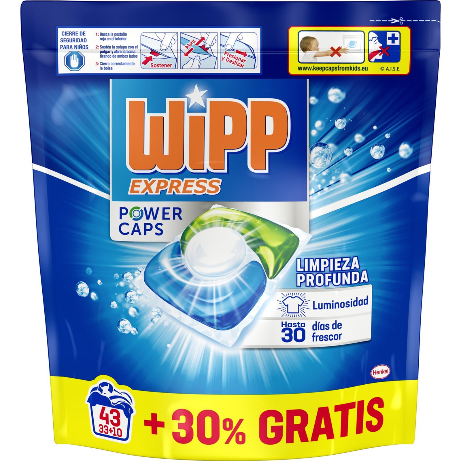WIPP POWER CAPS LIMPIEZA PROFUNDA 43UDS 1