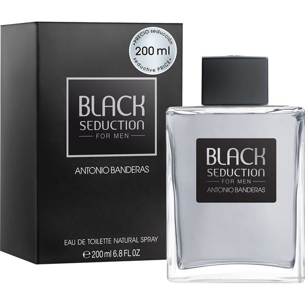 ANTONIO BANDERAS BLACK SEDUCTION FOR MEN EAU DE TOILETTE 200 ML 1