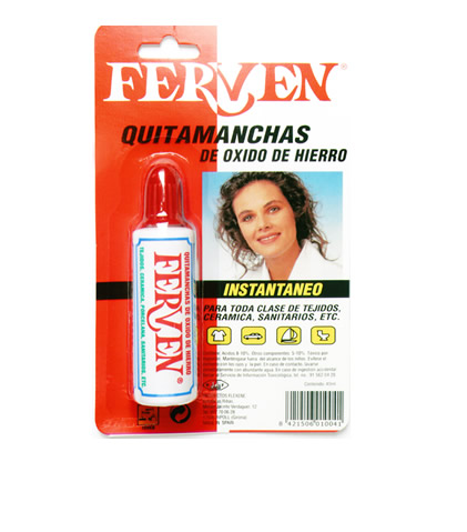 FERVEN QUITAMANCHAS DE OXIDO DE HIERRO 40 ML 1