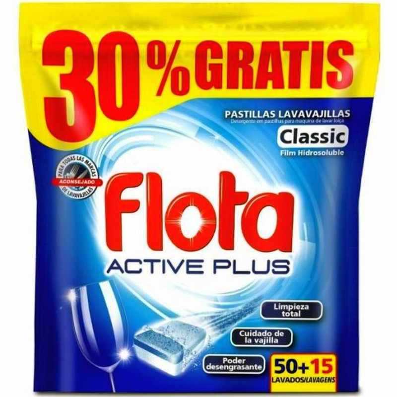 FLOTA CLASSIC PASTILLAS LAVAVAJILLAS 65U 1