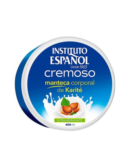INSTUTO ESPAÑOL CREMOSO MANTECA CORPORAL DE KARITE 400ML. 1
