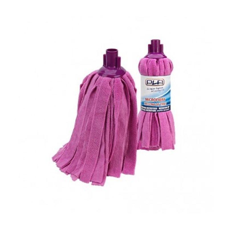 PLA FREGONA DE TIRAS MICROFIBRA COLOR MORADA 1