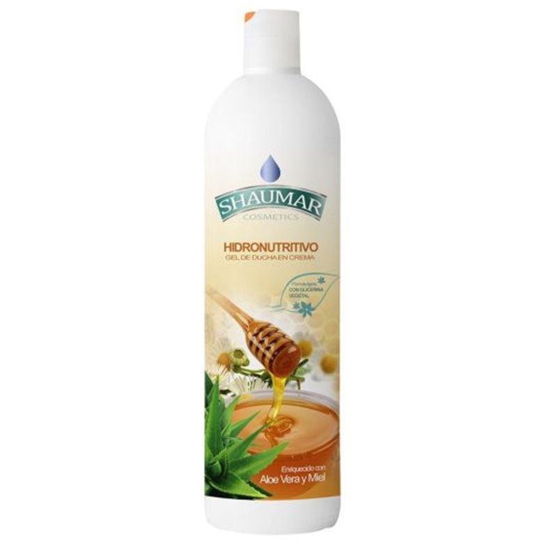SHAUMAR GEL DE BAÑO ALOE VERA Y MIEL 1
