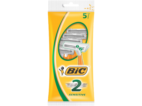 BIC SENSITIVE 2 HOJAS PACK 5 MAQUINILLAS AFEITAR DESECHABLES 1