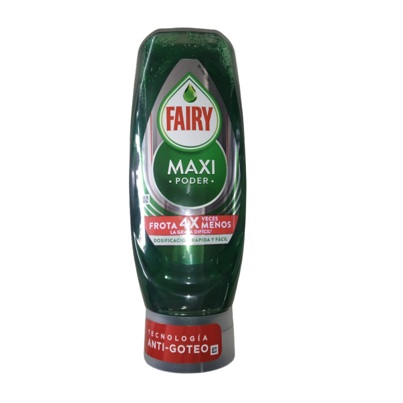 FAIRY MAXI PODER ANTIGOTEO LAVAVAJILLAS A MANO 450 ML 1