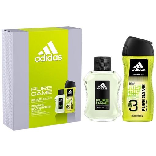 ADIDAS PURE GAME MEN ESTUCHE EAU DE TOILETTE 100 ML+GEL 250 ML 1