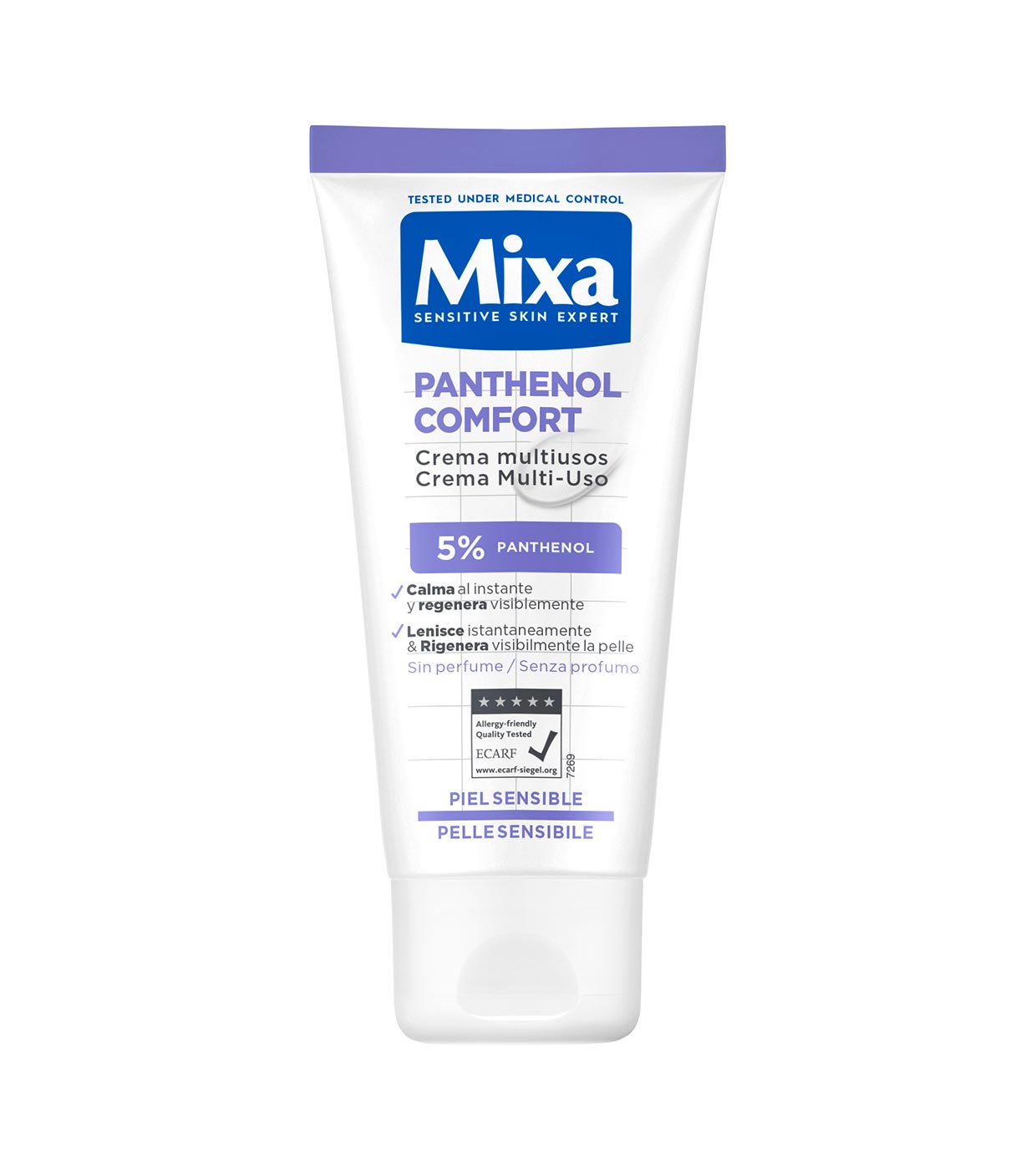 MIXA PANTHENOL CONFORT CREMA MULTIUSOS PIEL SENSIBLE 50 ML 1