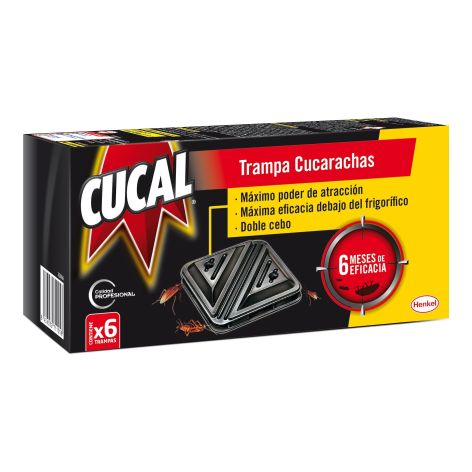 CUCAL TRAMPA CUCARACHAS INSECTICIDA 6 UDS 1
