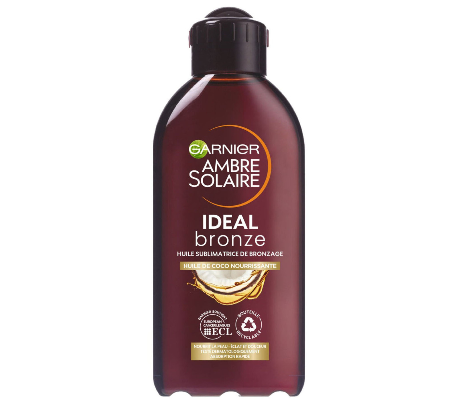 GARNIER AMBRE SOLAIRE IDEAL BRONZE ACEITE COCO 200 ML 1