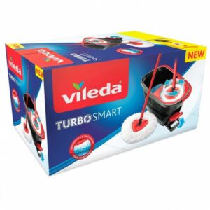 VILEDA TURBO SMART SET CUBO CON PEDAL+FREGONA+PALO CUBO 5 LITROS