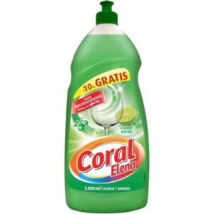 CORAL LAVAVAJILLAS ELENA LIMON VERDE 1100 ML